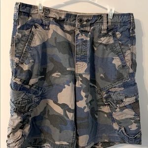 Jet Lag Cargo Shorts Camouflage Men Size 33